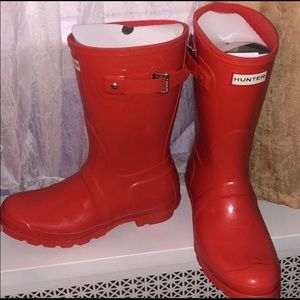 Hunter Short Orange boots